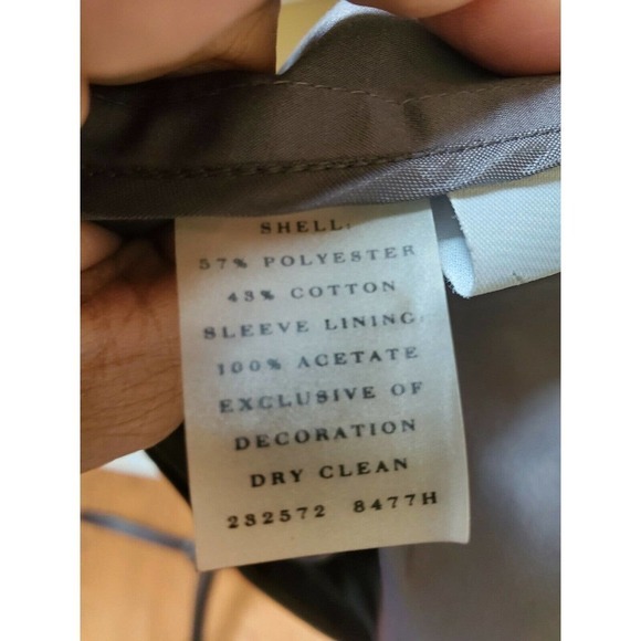 ANN TAYLOR Charcoal  Full Zip Jacket Size M - Picture 9 of 13